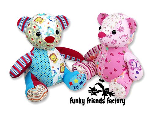 Funky Friends Factory Melody Memory Bear Sewing Pattern Funky Friends Factory Melody Memory Bear Sewing Pattern