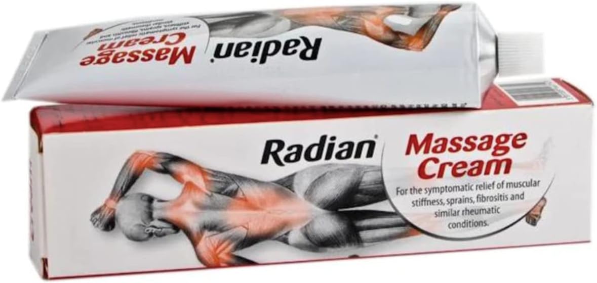 Radian Massage Cream for stiffnes,sprains,fibrositis, Muscle Relief 100g
