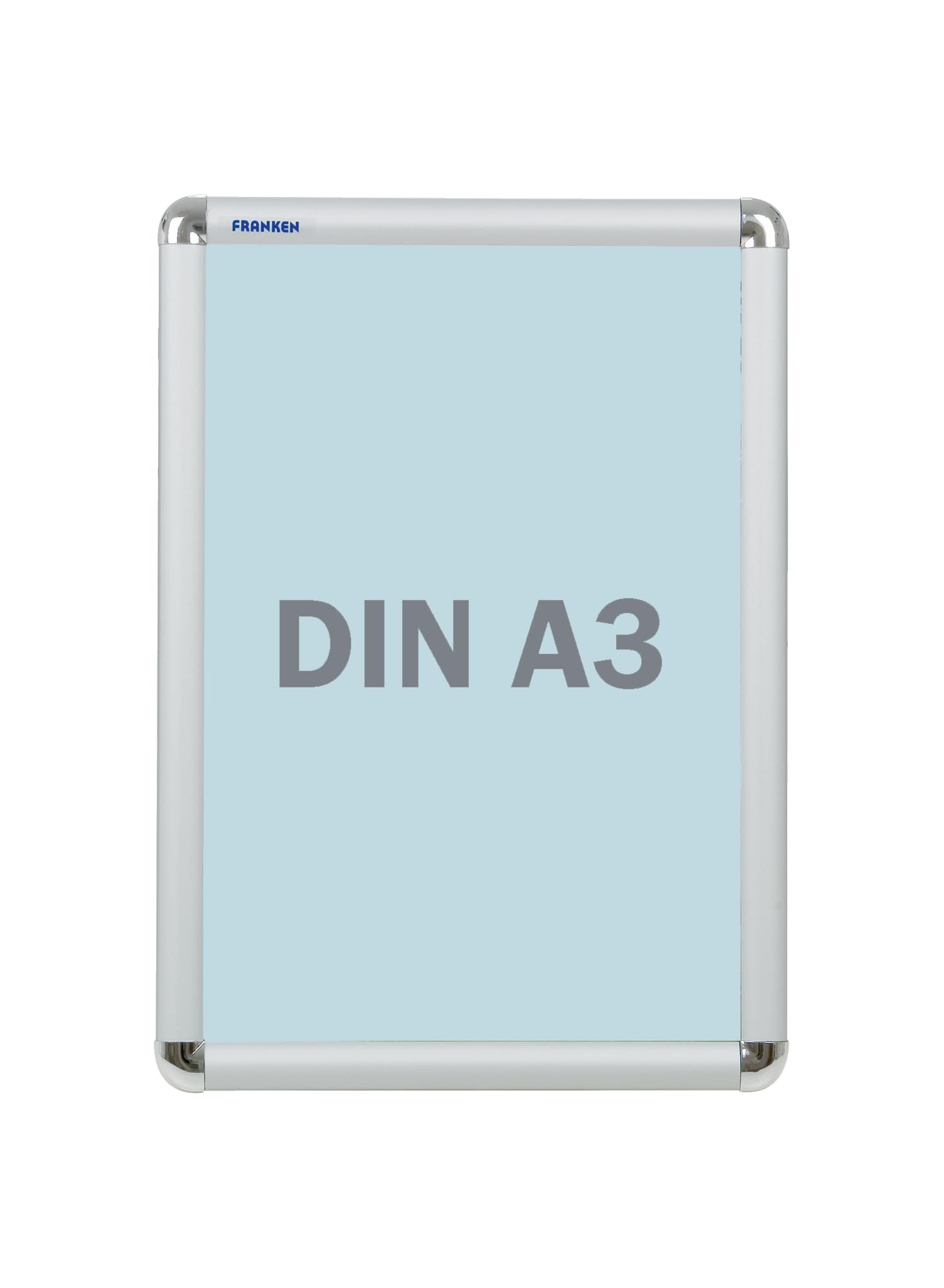 FRANKEN Wechselrahmen Standard A3 – Aluminium-Klapprahmen, 25 mm breit