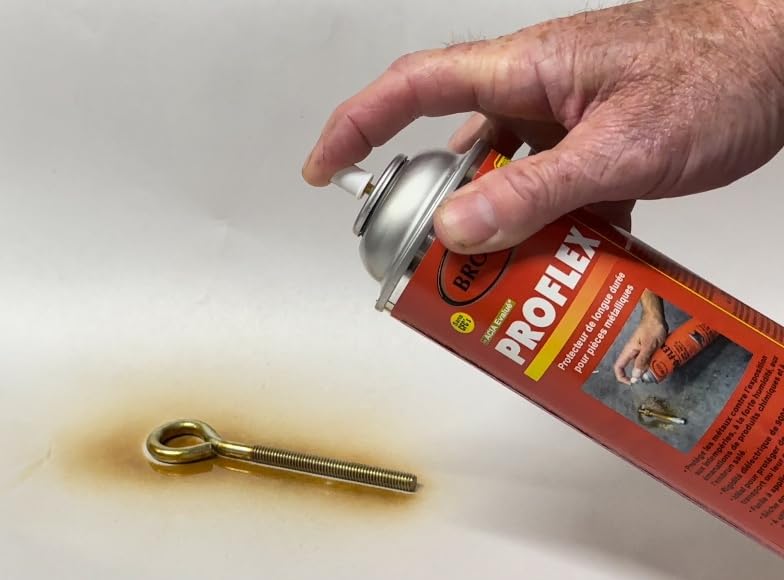 Proflex - Spray on Long-Term Metal Parts Protector with Flexible, Non-Tacky Coating - Dust Resistant, Crack and Peel Resistant