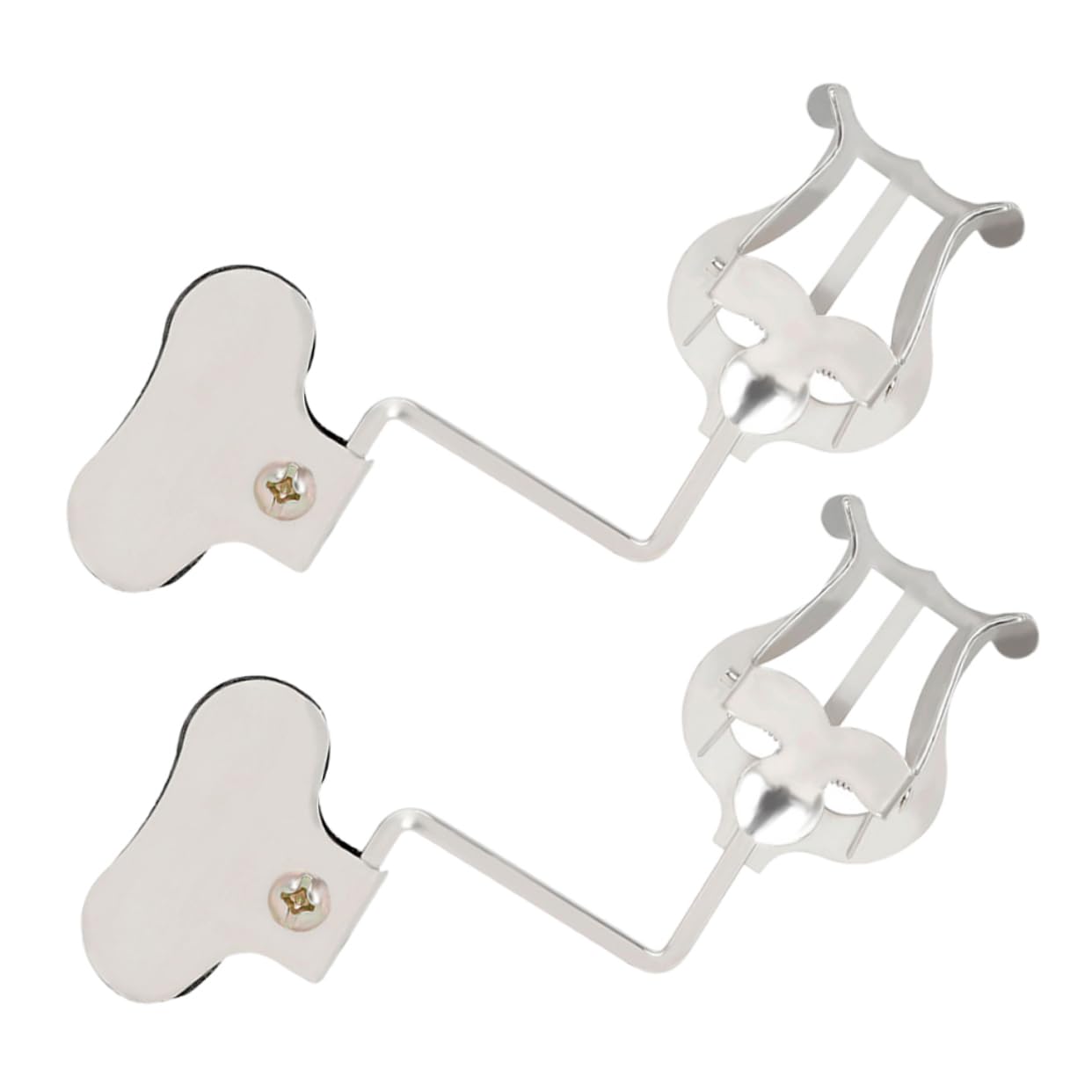 Yardwe Music Stand Score Clip Lightweight Portable Instrument Sheet Music Rack for Piano Trumpet Trombone