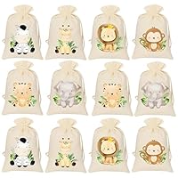 12 Stück Kleine Säckchen Zum Befüllen, Geschenksäckchen Aus Stoff, Ideale Kita Tüte Für Babyparty Und Geburtstag, Die Beste Wahl für Veranstaltungsplaner und Geschenkgeber(15×10cm)