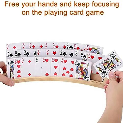 Kartenhalter Spielkarten | 2/4 Stück Spielkartenhalter | Freihändiger Poker Karte Halter Ständer | Robuster Pokerzubehör Kartenhalter für Kinder, Senioren, Erwachsen – Bild 7