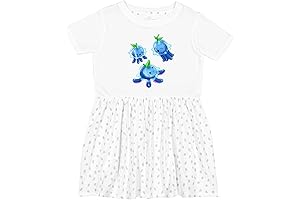 inktastic Blueberry Jellyfish Trio-cute and Fun Toddler Dress - Perfect for Young Ocean Lovers