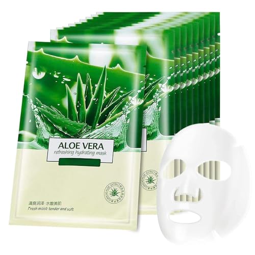 Aloe-Vera-Gesichtsmasken von Filfeel (zehn Stück)