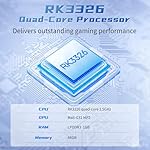 G350 Retro Handheld Game Console , 3.5 Inch IPS Screen Linux System Built-in 64G TF Card 4371 Games Preloaded Game Console 3200mAh Battery(Transparent Black) - Image 3