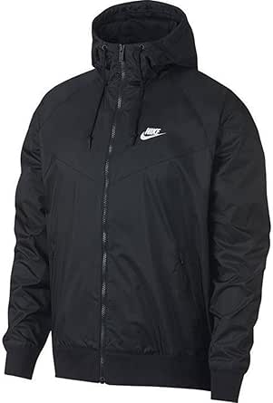 NIKE(ナイキ) メンズ ウィンドブレーカー ジャケット NSW HE WR ウーブン フーディ ジャケット ランニングウェア ジョギング Lサイズ ブラック 727325-010 国内正規品