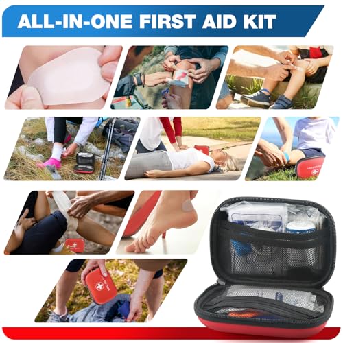 Mini First Aid Kit 100 PCS Emergency Kit for Home Car Travel Small First Aid Kits for Hiking Camping Portable Trauma Kit for Boat Vehicle Outdoor Survival - Image 6