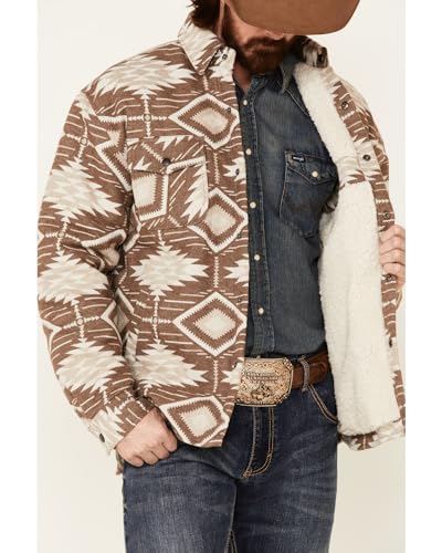 Outback Trading Company Men's Ronan 29761 Cotton Warm Outdoor Casual Western Berber Lined Snap Closure Long Sleeve Jacket3
