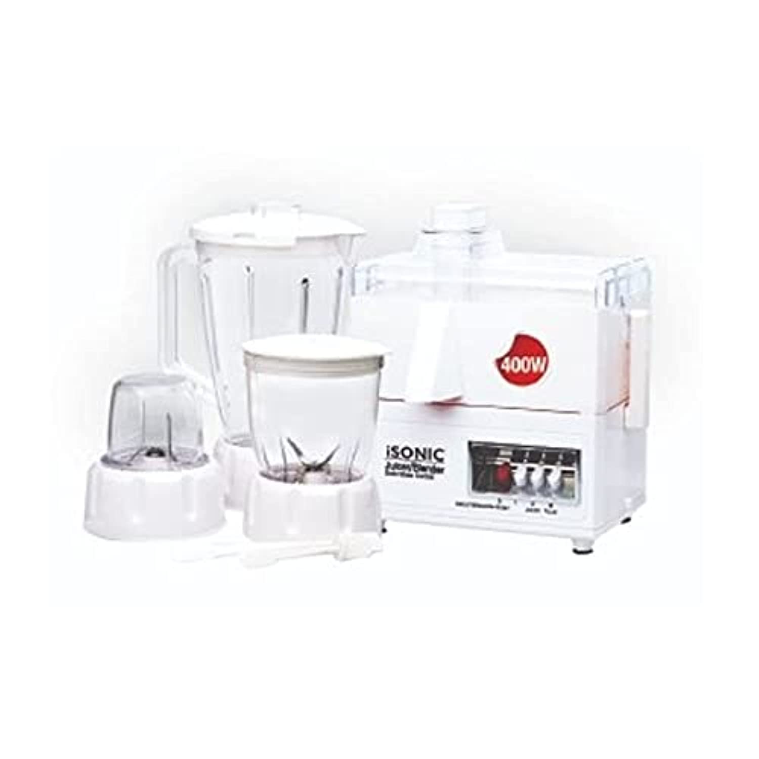 iSoniciB 786 400 Watts 4 in 1 Blender Juicer, 1.6 Liter