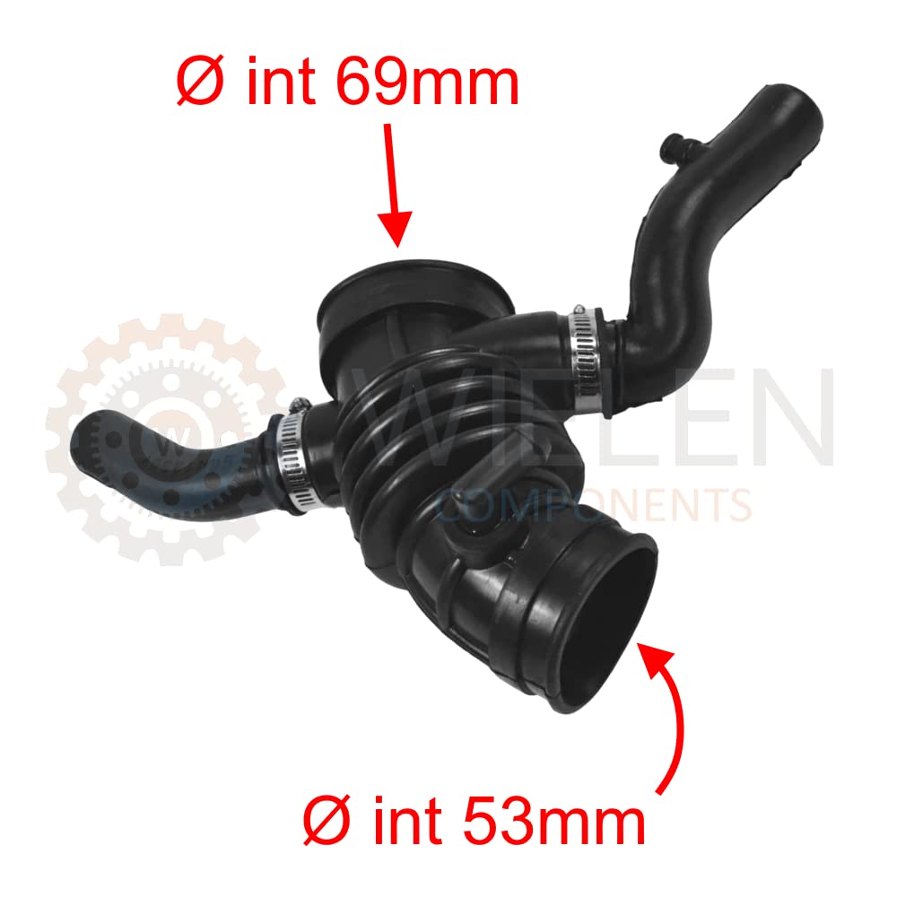 WIELEN COMPATIBLE CON MANGO INTERCOOLER TUBO PARA CHEVROLET AVEO DAEWOO KALOS 1.2 1.4 96536714