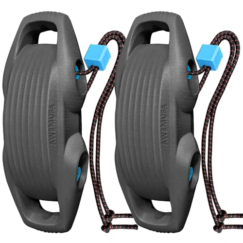 AWEMUFA 2 Pack Boat Fenders Easy to Install Bumper for Docking Ideal Fender for Pontoon, Bass, Flat and Fishing Boats