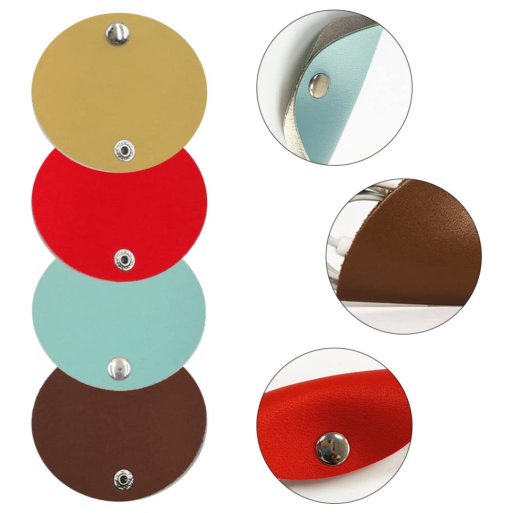 Organizzatore Cavi In Silicone - 4 Pezzi, Per USB, Cuffie, DSL, Morbido E Leggero - Foto 7