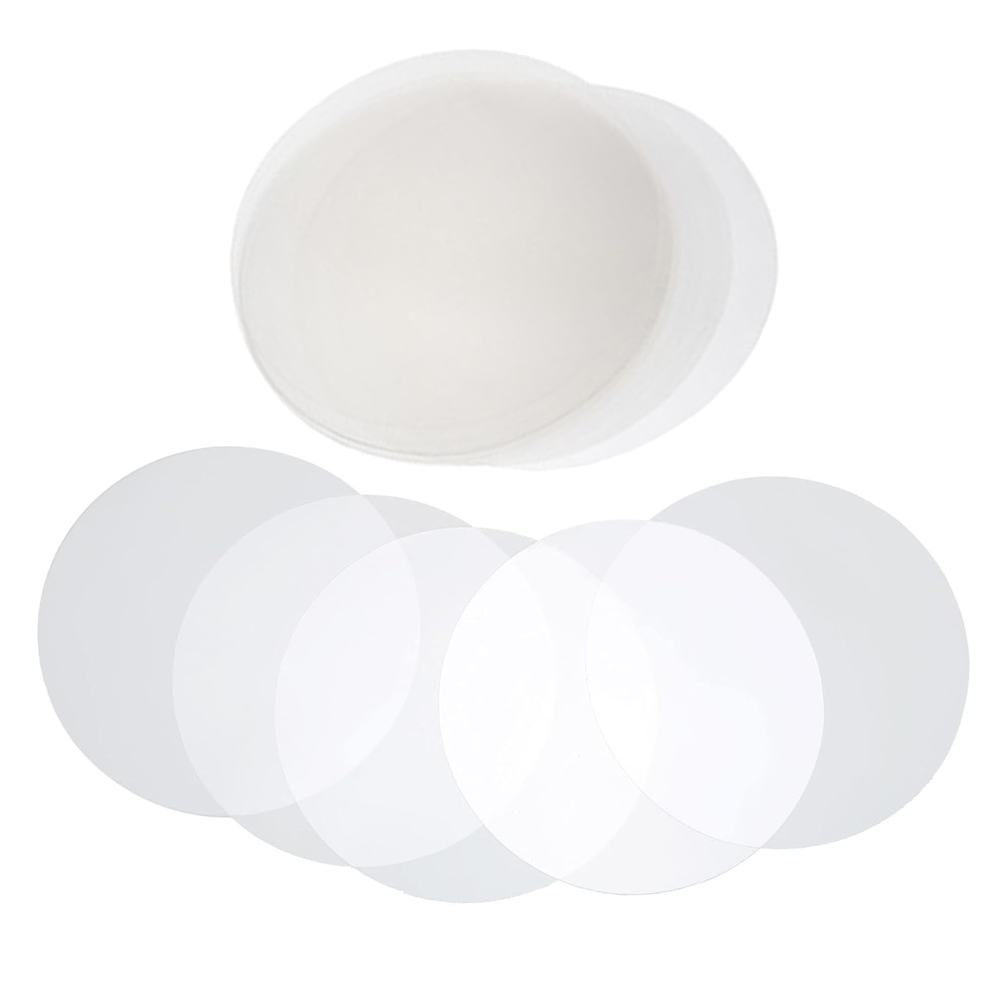 32mm 缶バッジカバー バッジ保護フィルム 透明フィルムカバー バッジ作成に [並行輸入品]