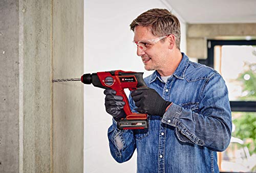Einhell Akku-Bohrhammer TE-HD 18/12 Li-Solo Power X-Change (Lithium-Ionen, 18 V, 1,3 J, Bohrleistung in Beton 12 mm, SDS-plus-Aufnahme, LED-Licht, ohne Akku und Ladegerät) – Bild 5