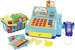 Caixa Registradora Azul Com Luz e Som Creative Fun Multikids - BR386