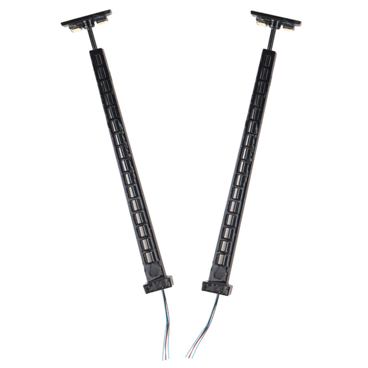 AUTSUPPL Model Train Table Light Model Building Material 2pcs Mini Train Signal Light Warm White Decorative Unique Teen's Favorite