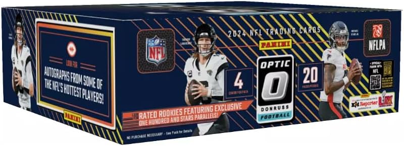 Panini 2024 Donruss Optic NFL Football 20-Pack Retail Box Trading...
