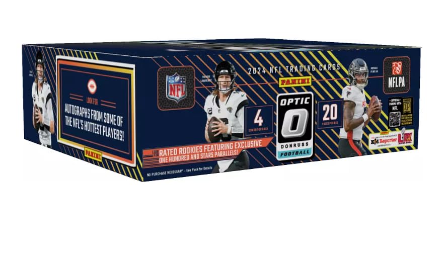 Panini 2024 Donruss Optic NFL Football 20-Pack Retail Box Trading...
