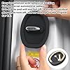 Silicone Door Lock Buckle - Silent Thickened AntiCollision Car DoorLock Protective Covers | Effortlessly Installable Vehicle Door Latch ShockAbsorbing Cushioning Rubber Pad for #4
