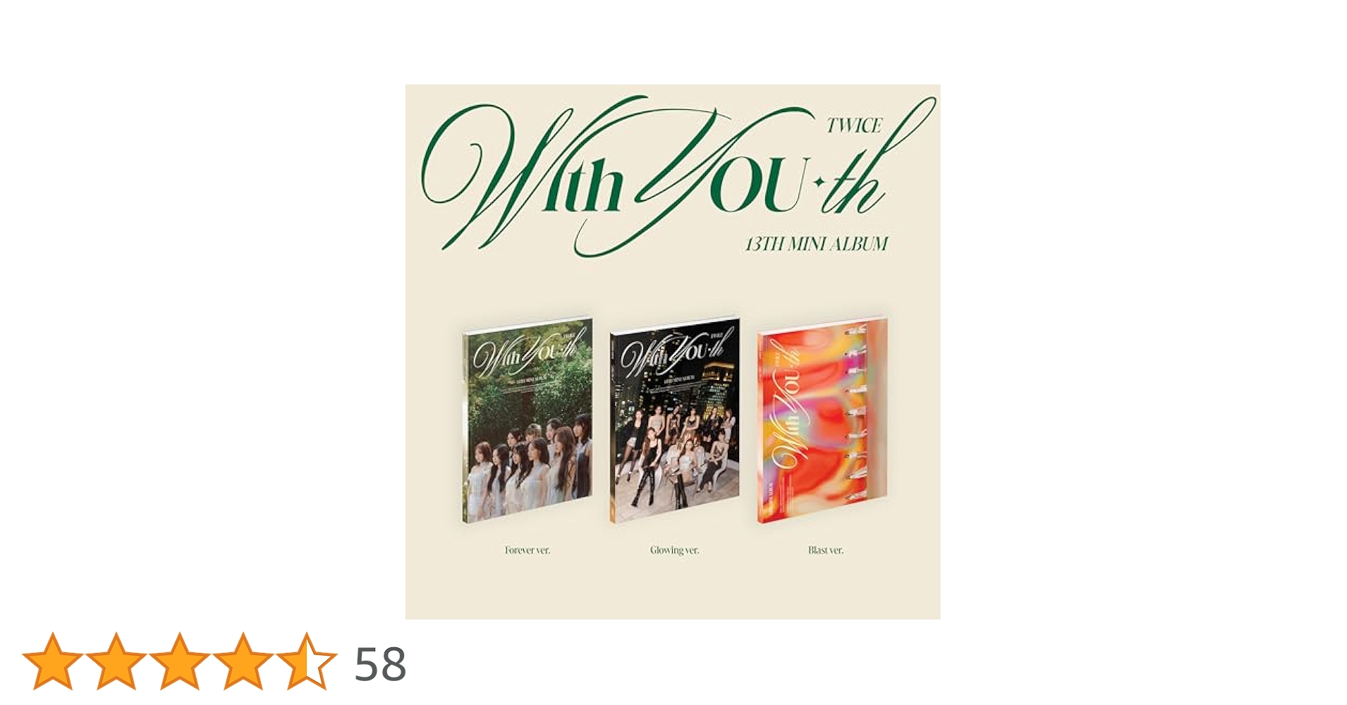 TWICE 13TH ミニアルバム　まとめ売り jp.ktown4u.com : TWICE - ミニアルバム13集 [With YOU-th