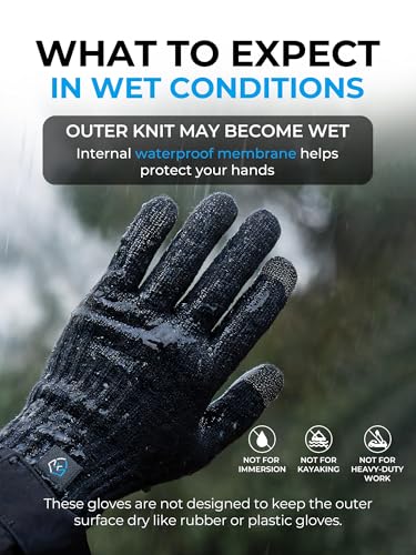Image of DexShell Waterproof Knit Gloves, Lightweight Flexibility