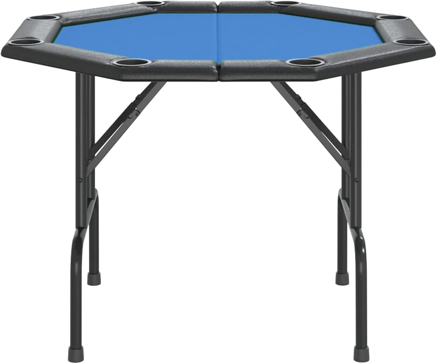 Tavolo da poker pieghevole per 8 giocatori, 108 x 108 x 75 cm, design di alta qualità, per serate di gioco e tornei casalinghi
