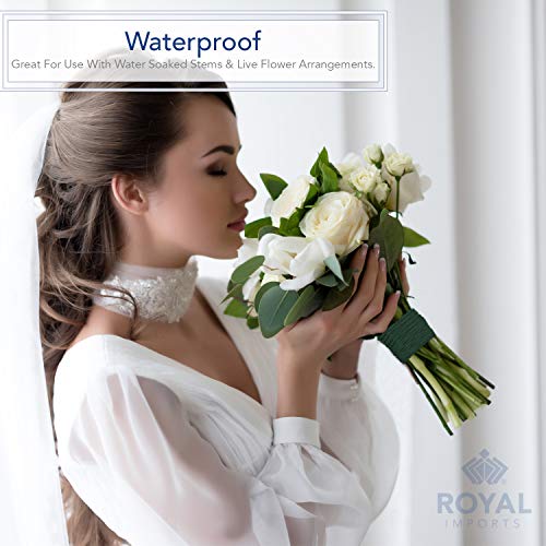 Royal Imports Bind Wire Twine, Paper Wire For Bouquets, Garland Vine, Wreath Making, Jewelry Beading Supplies, Floral Wrapping, Twist Tie String, Art Craft Projects - 26 Gauge (673 Ft) - Brown #TOP1