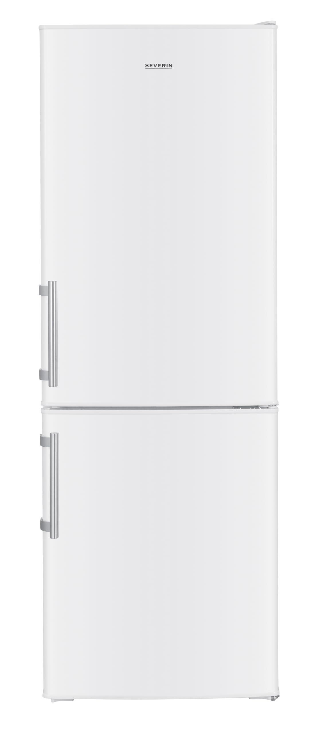 SEVERIN Frigorifero con congelatore, classe di efficienza energetica C, raffreddamento 121 l, congelatore 52 l, illuminazione LED, altezza 142,5 cm, congelatore a 4 stelle, ripiano regolabile, 124 kWh