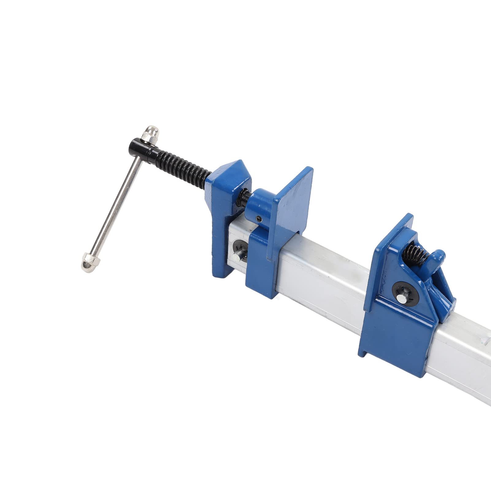 Morsetto a F per la Lavorazione del Legno in Lega di Alluminio Morsetto a Barra Resistente All'usura da 1125 Mm per Carpentieri, Metalmeccanici