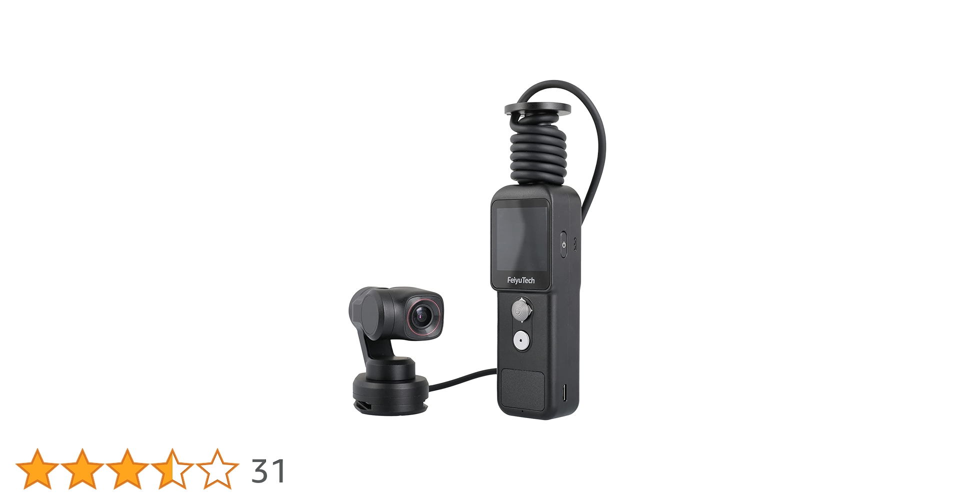 【全品新品未使用】Feiyu Pocketジンバルカメラ＋伸縮延長棒＋ミニ三脚 小寺信良の週刊 Electric Zooma!】ありそうでなかった“ヘッドが