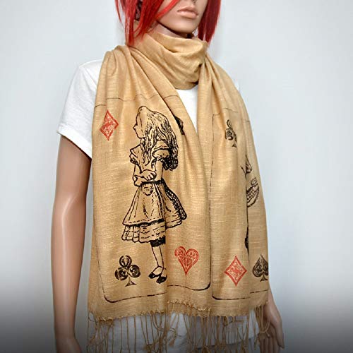 Alice's Adventures in Wonderland by Lewis Carroll Scarf2