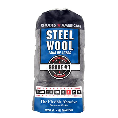 Homax Steel Wool, 12 pad, Medium Grade 1, Rhodes American, Household Steel Wool