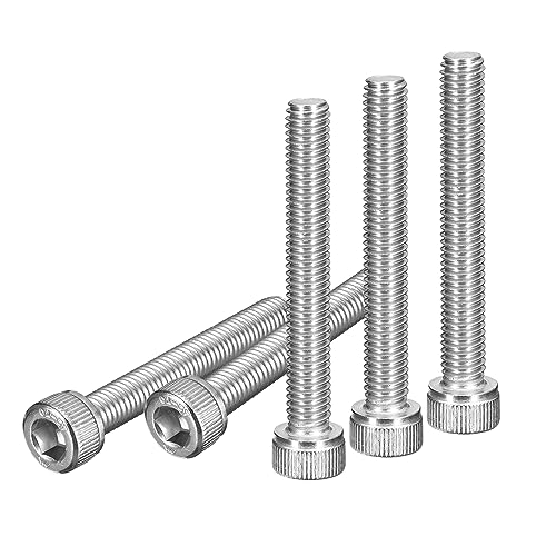 DTGN M6x45mm Socket Head Cap Screws Bolts, 20Pcs 304 Stainless Steel 18-8, Metric Machine Hex Socket Screw, Hex Drive