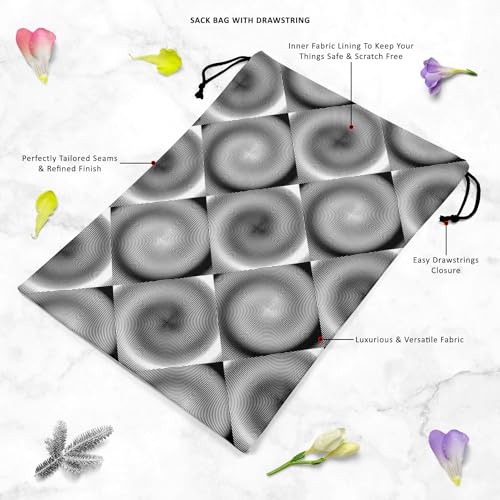 Image of ArtzFolio Spiral Movement | Reusable Sack Bag | Bag for Gym, Storage, Vegetable & Travel