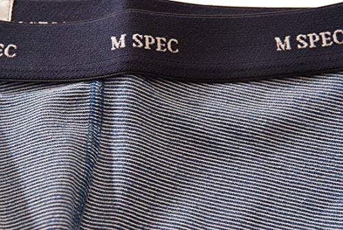 MSPEC Men's Boxer Briefs 3D-Crotch Bandage Stretch Gauze Hem MS-114