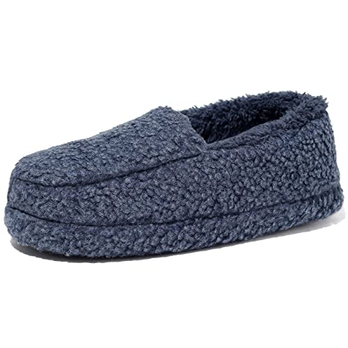 NewDenBer House Slippers for Women and Men Cozy Memory Foam Soft Fuzzy Plush Lined Slip on Indoor...