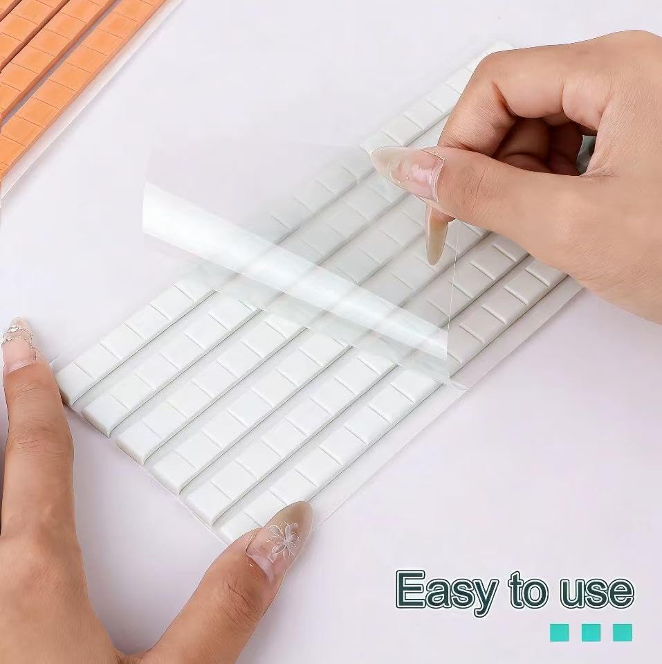  Adhesive Poster Sticky Tack Putty, Reusable and Removable Adhesive Putty, 120PCS, Mounting Putty for displaying Wall Paintings, Museum Art Photography, Picture, Crafts (White, Pack of 1) thumbnail