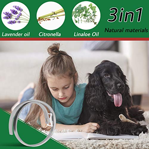 Collare Antipulci per Cani, Prevenzione Regolabile...