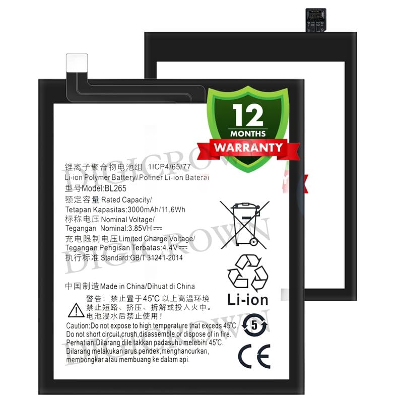 Image of Original BL265 Battery Compatible for Motorola Moto M (XT1662, XT1663) - (3000mAh) - 1 Year Warranty
