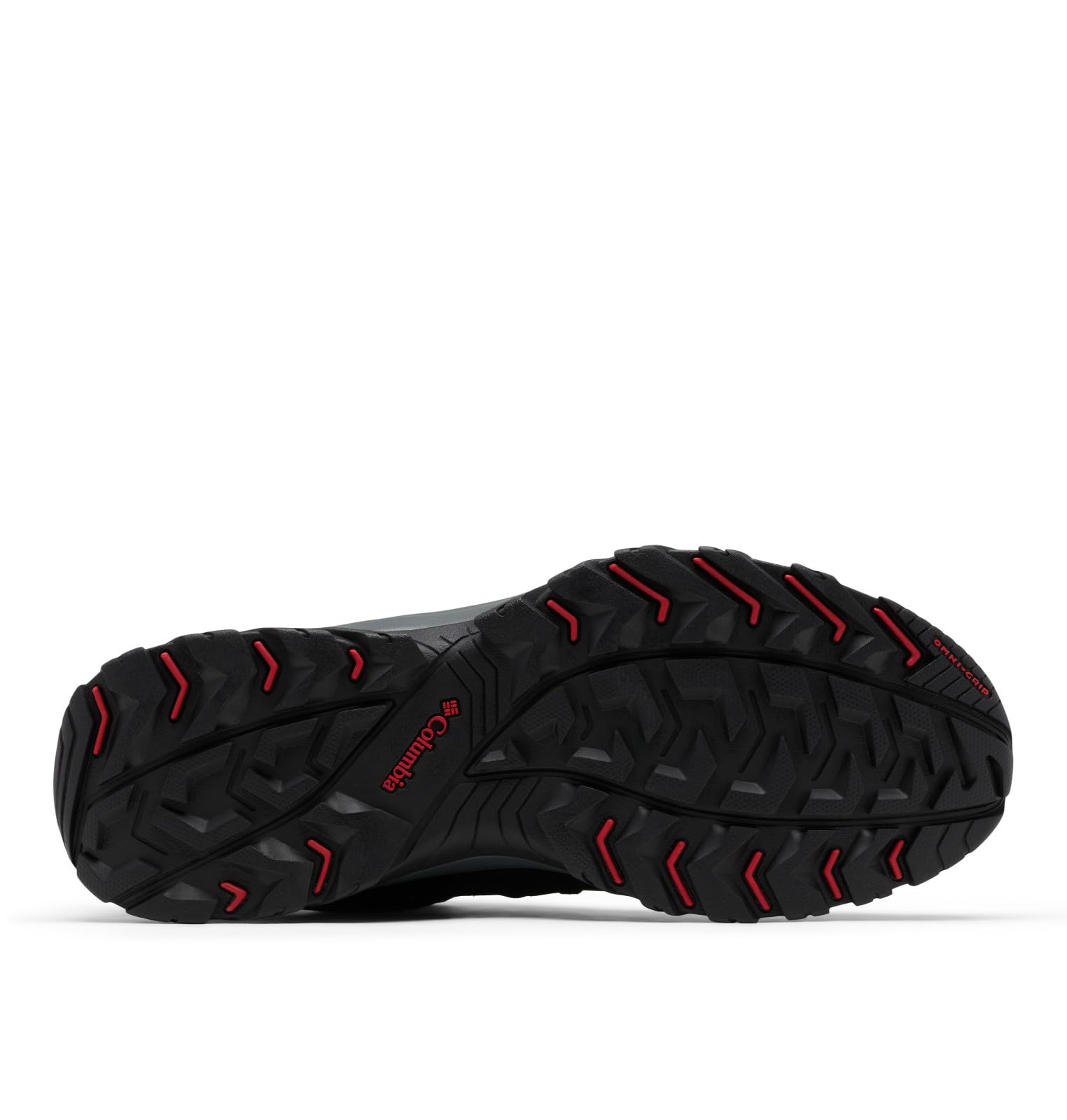 Columbia REDMOND III MID WATERPROOF Chaussures Montantes De Randonnée Et Trekking imperméables Homme, Noir (Black x Mountain Red), 42 EU