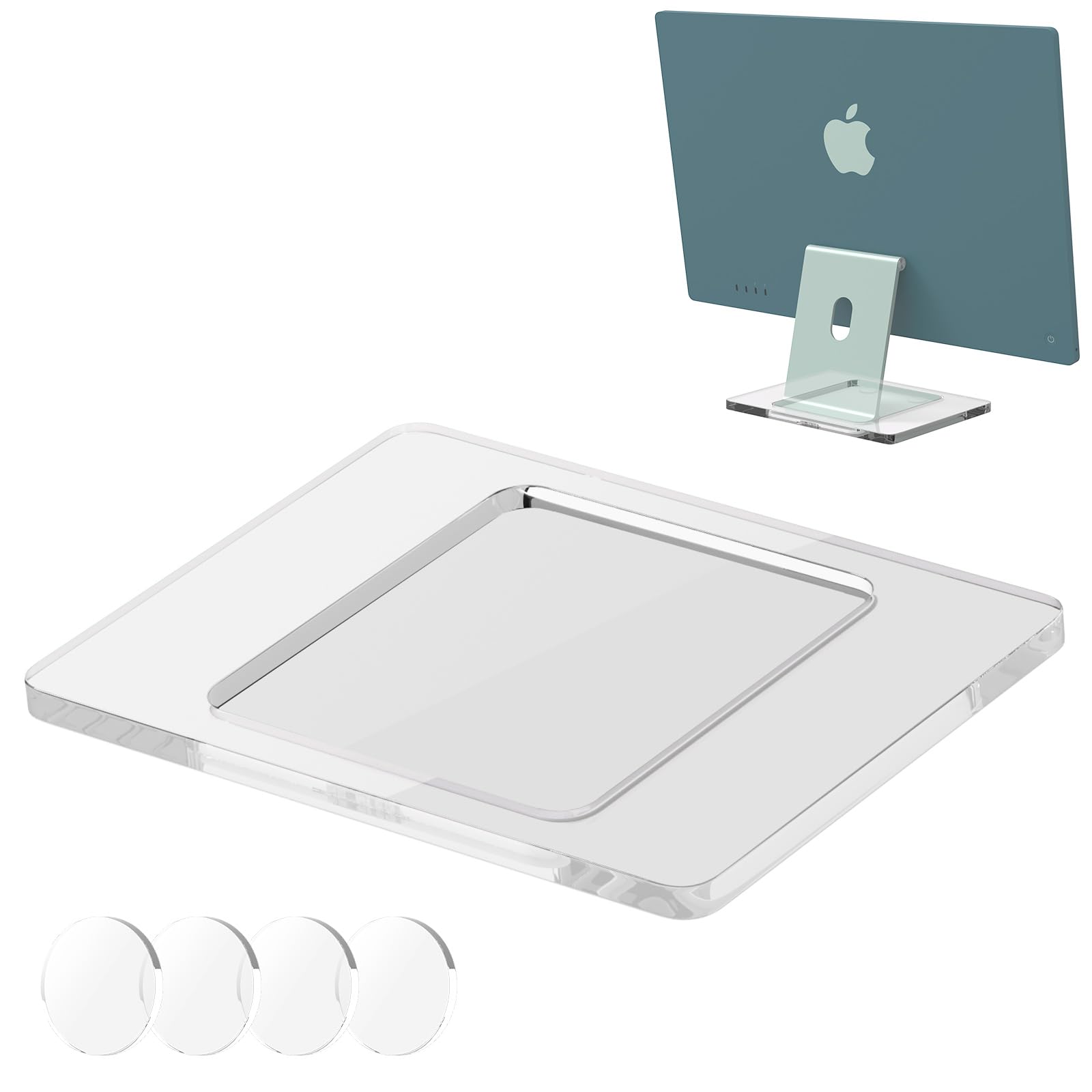 Amazon.com: CaSZLUTION Acrylic Stand Base Widener for 24-inch iMac