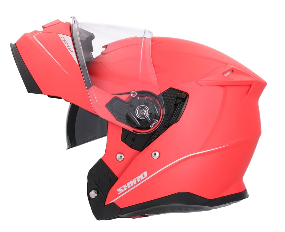 Shiro Helmet Casco Modular FF950 Discover Rojo Mate (S 55/56)
