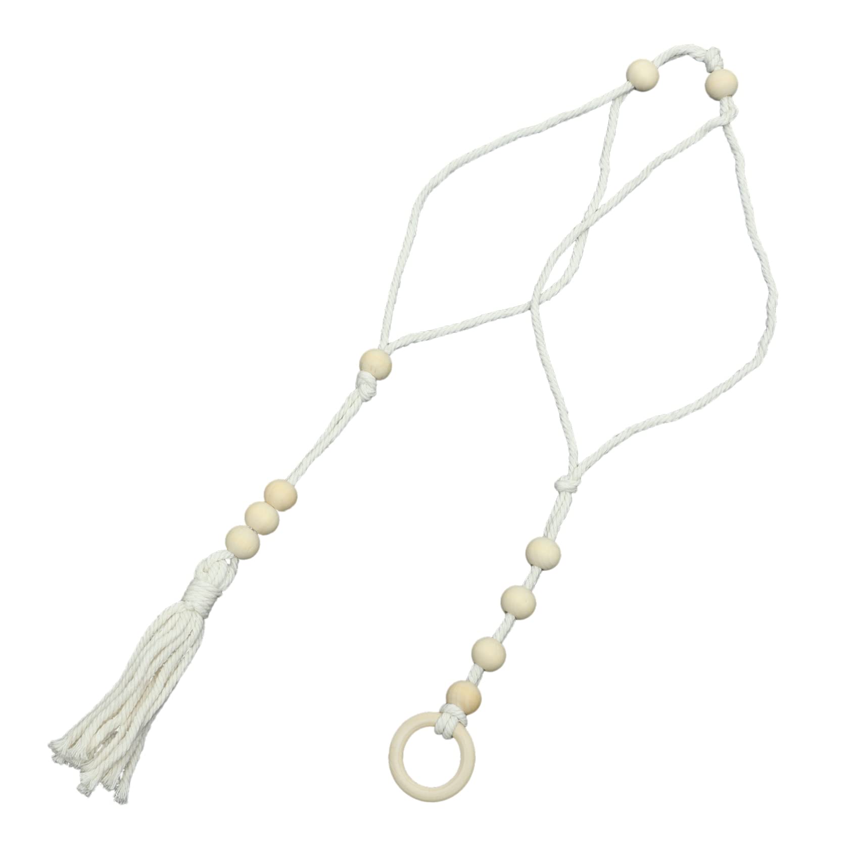 Abaodam 5piezas Organizador De Sombreros De Macramé De Soporte De Almacenamiento De Sombreros De Pared Rack De Gorras De Decoración Bohemia Fácil Instalación Ahorra Espacio