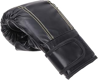 VANZACK Luvas De Boxe Kickboxing Luvas De Saco Pesado Luvas De Treinamento De Artes Marciais De Boxe Luvas De Boxe Para Adultos Luvas De Treinamento De Boxe Pu Luvas Criança Preta Aldult