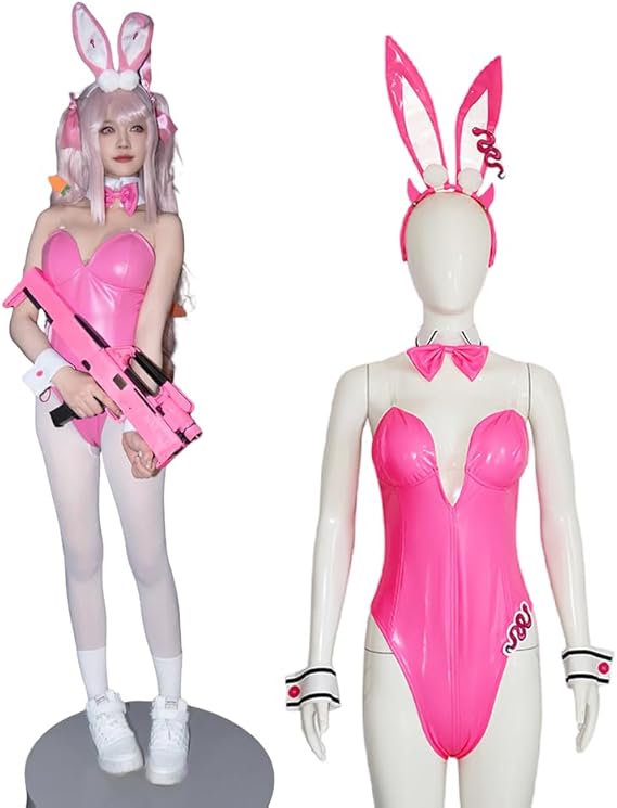 NIKKE ルピー バニー コスプレ フルセット Amazon.co.jp: [QLPLYZON] フルセット 衣装 勝利の女神：NIKKE