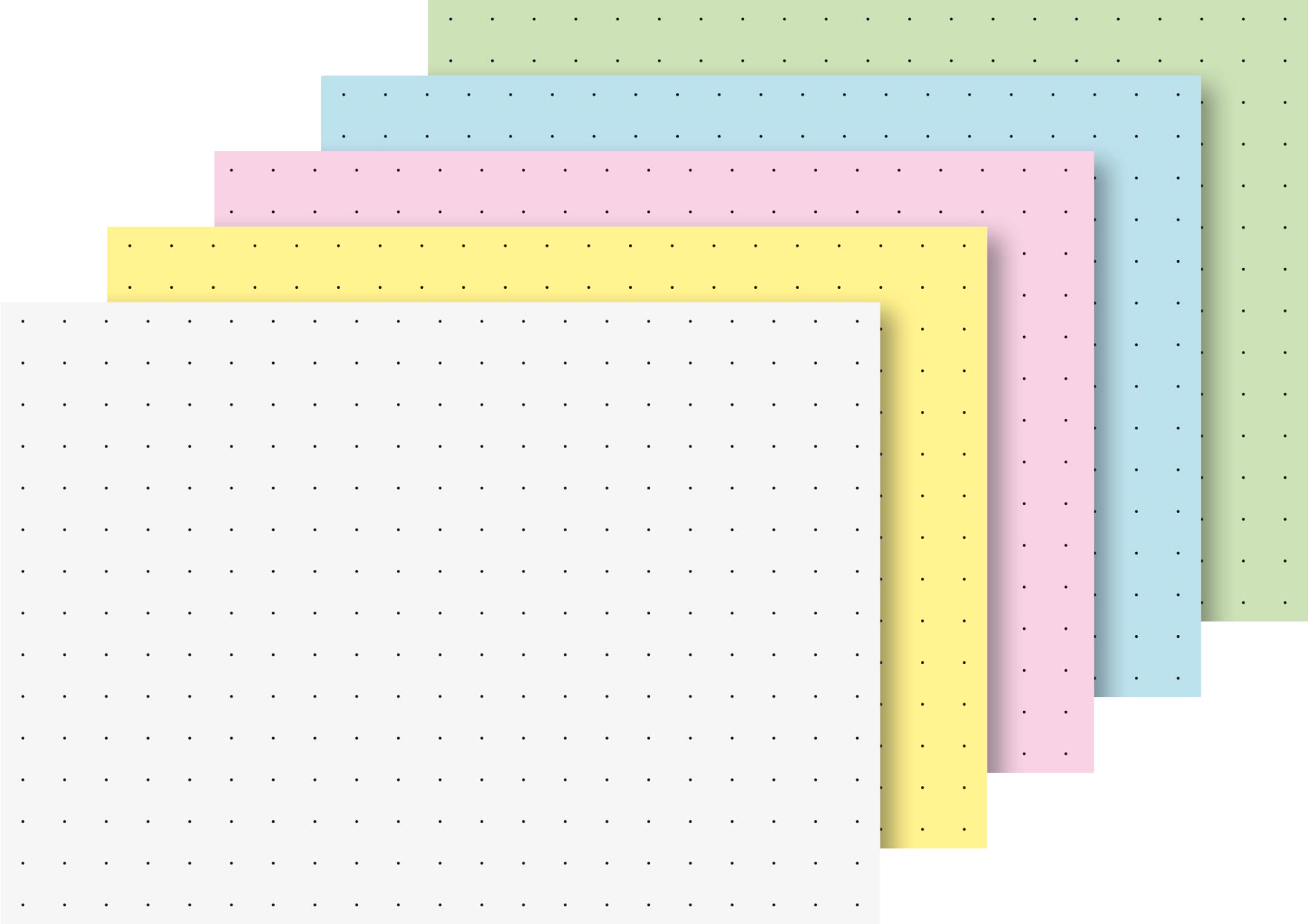 Brunnen A7 Lined Index Cards - 200 Sheets, 180g/m² Heavy Paper | Yellow Color, 6mm Line Spacing