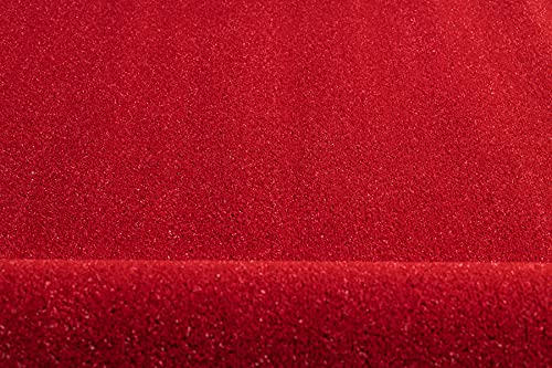 rugsx Kunstrasen Spring, Fertigmaß Rot 100x100 cm rugsx Kunstrasen Spring, Fertigmaß Rot 100x100 cm