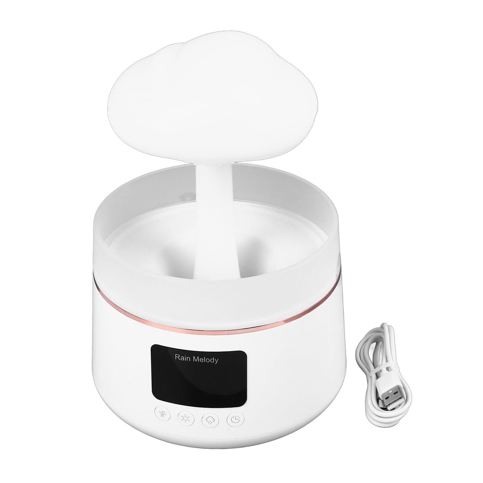Humidificador de Nube de Lluvia, Difusor de Aceite Esencial con