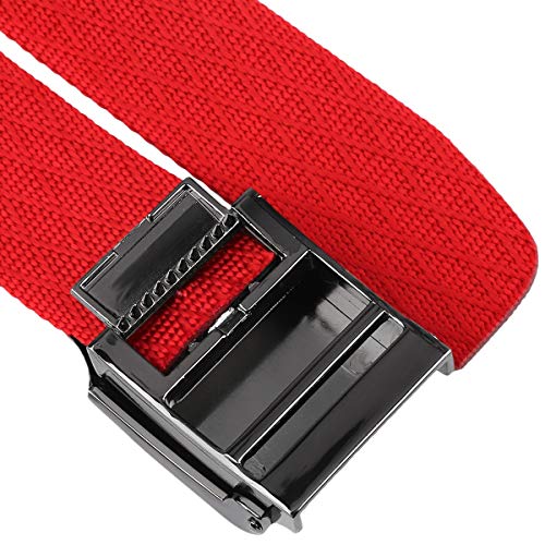 moonsix Nylon Web Belts for Men,Solid Color Military Style 1.5" Wide Flip Top Belt2